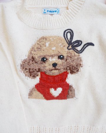 Mayoral★Milk Toy-Poodle Knit(2y~10y)の画像