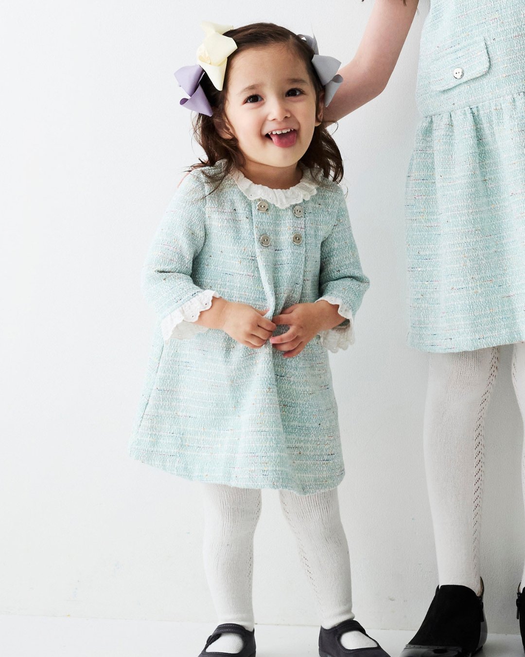 FinaEjerique★Water Tweed A-line Dress (12m~6A)の画像