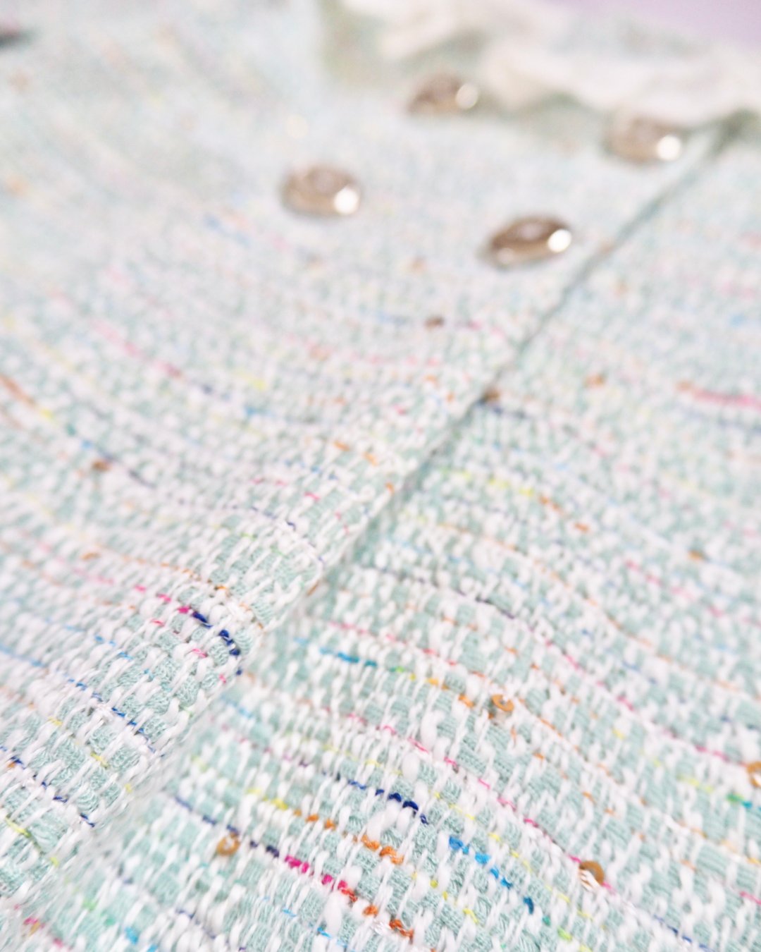 FinaEjerique★Water Tweed A-line Dress (12m~6A)の画像