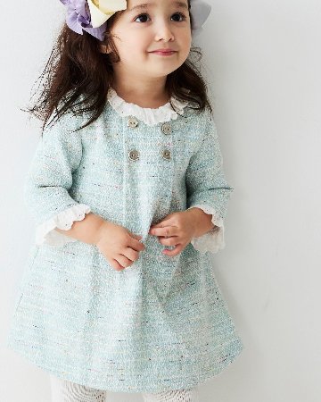FinaEjerique★Water Tweed A-line Dress (12m~6A)の画像