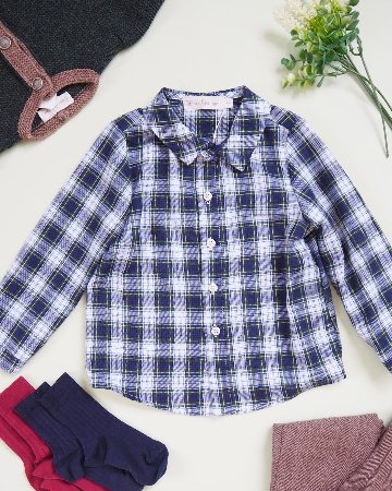 FinaEjerique★Herringbone Boys Trosers(12m~6A)の画像