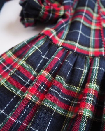 FinaEjerique★Burgundy Tartan Dress (2A~12A)の画像