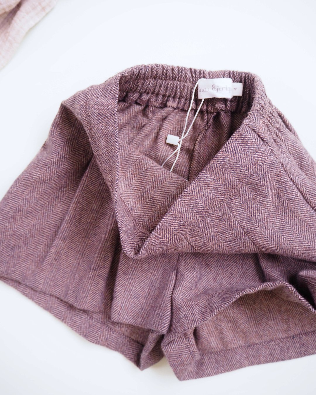FinaEjerique★Herringbone Girls Shorts(4A~12A)の画像
