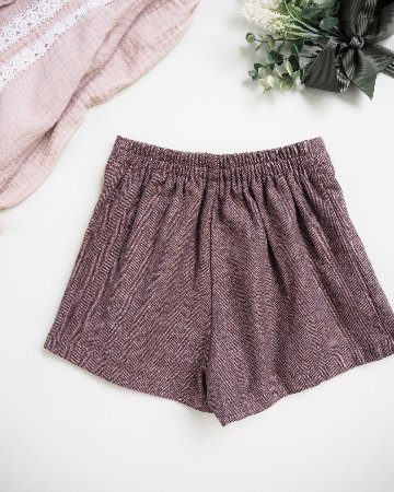 FinaEjerique★Herringbone Girls Shorts(4A~12A)の画像