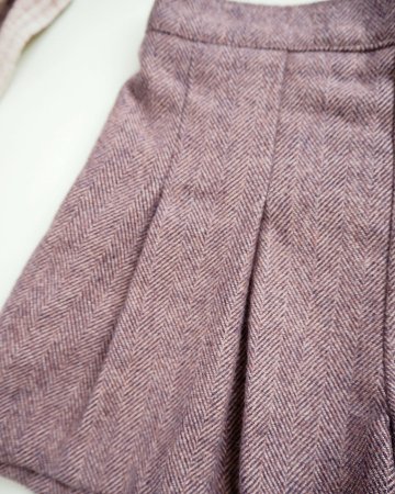 FinaEjerique★Herringbone Girls Shorts(4A~12A)の画像