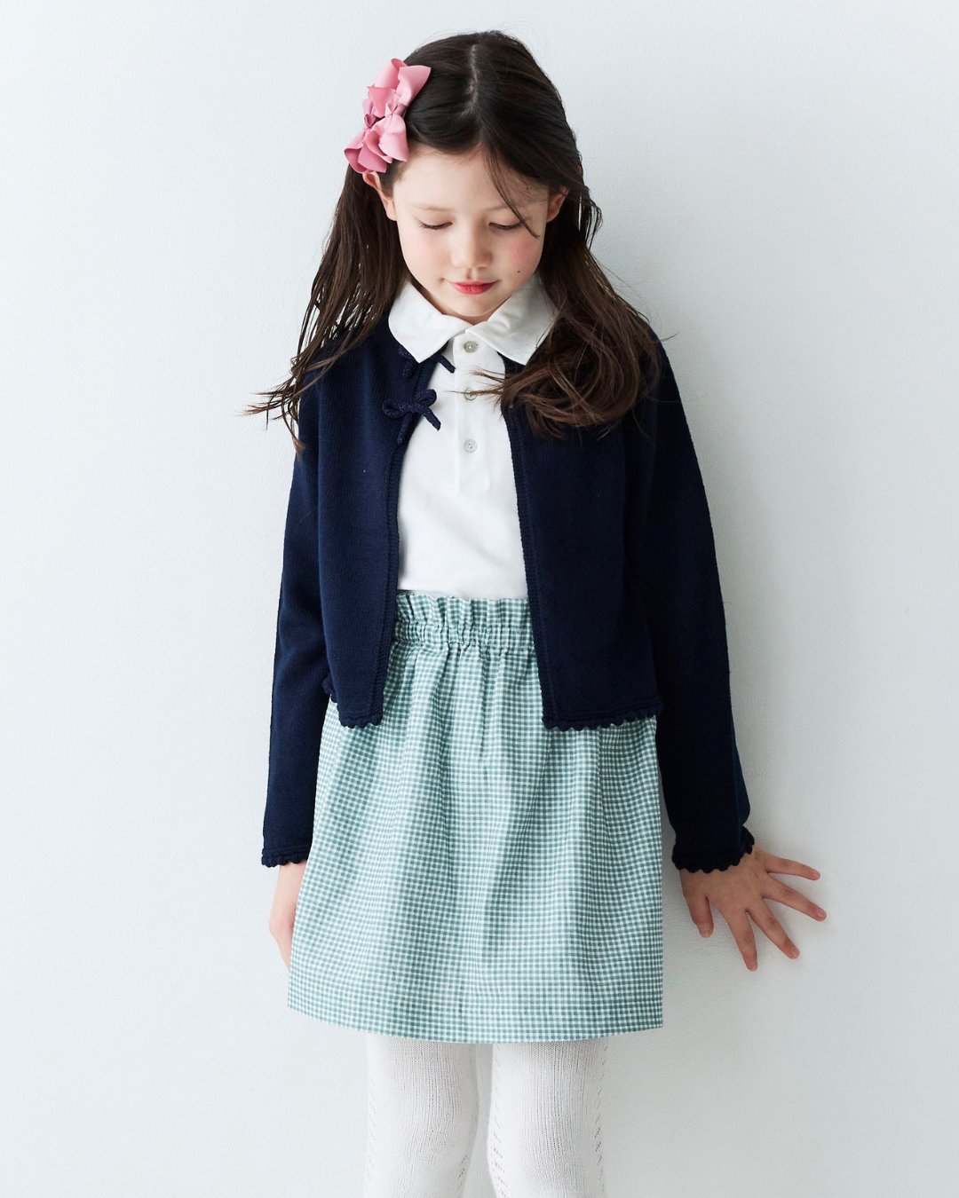 pi&pa★Vicky Matcha Girl Skirt(4A~10A)の画像