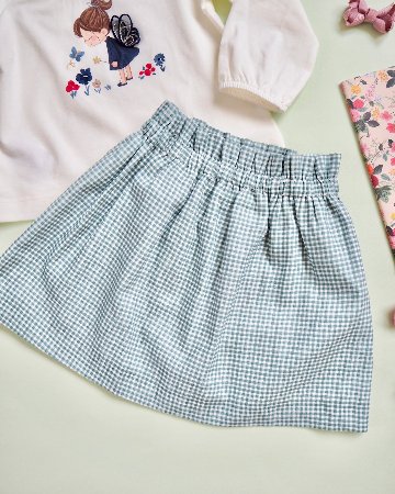 pi&pa★Vicky Matcha Girl Skirt(4A~10A)の画像