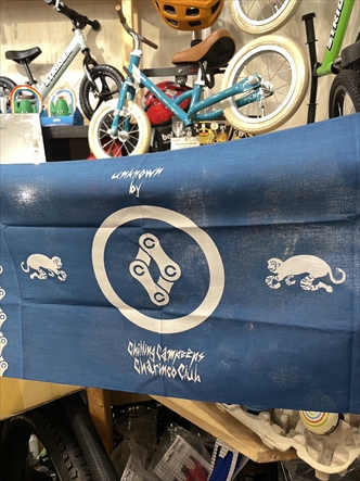 C.C.C.C [chillingcampeeps charinco club] / 手ぬぐい / ブルーの画像