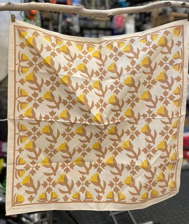 RON'S BIKES LaRon's Tulips and Holly Bandana / バンダナ / yellowの画像