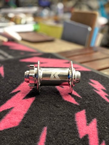 Diavolo Hub 前後セット Silver/クワハラ/ハブ/shimano 12速/の画像
