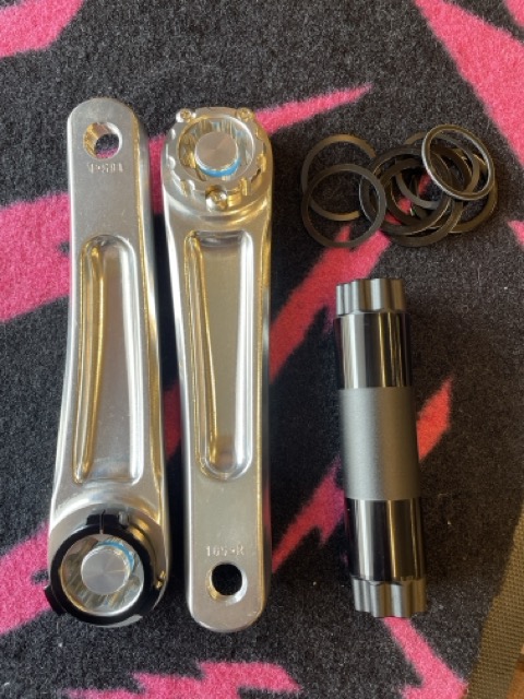 FORMOSA MTB アルミ クランク /silver/170/フォルモサ/の画像