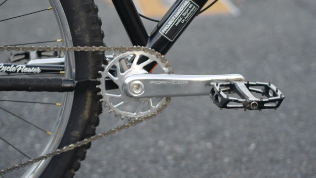 FORMOSA MTB アルミ クランク /silver/170/フォルモサ/の画像