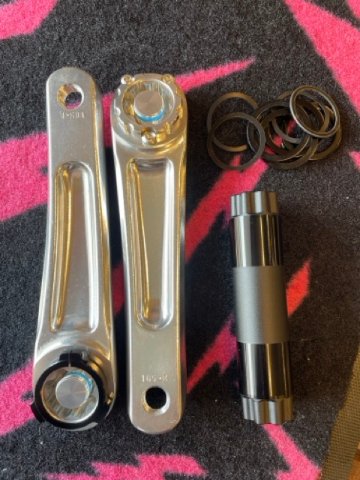 FORMOSA MTB アルミ クランク /silver/170/フォルモサ/の画像
