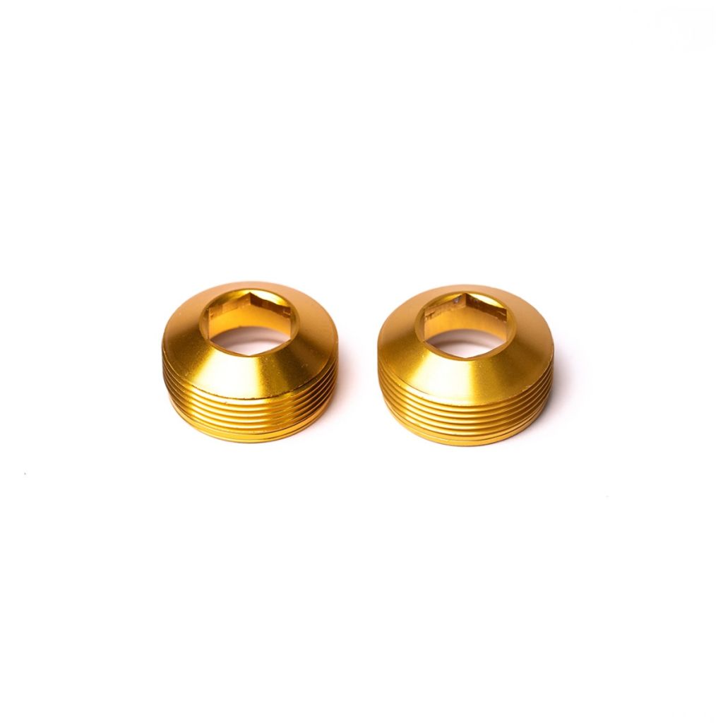 BLUE LUG / bumpy crank cap set / gold/ゴールド / バンピー クランクキャップ / ブルーラグの画像