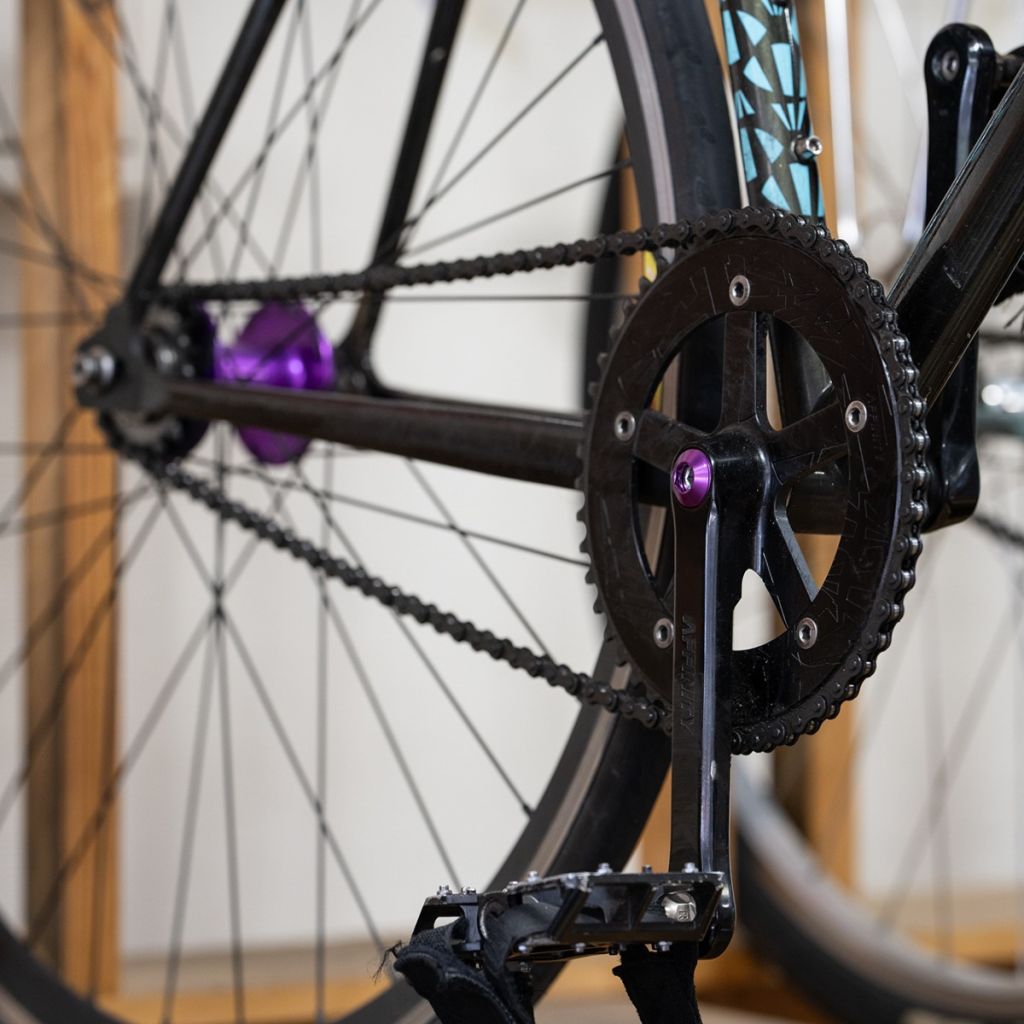 BLUE LUG / bumpy crank cap set / purple/パープル / バンピー クランクキャップ / ブルーラグの画像