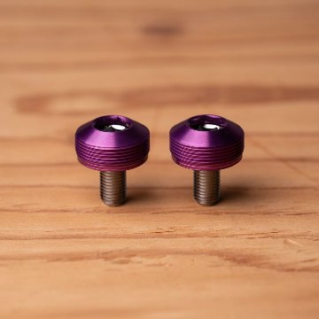 BLUE LUG / bumpy crank cap set / purple/パープル / バンピー クランクキャップ / ブルーラグの画像