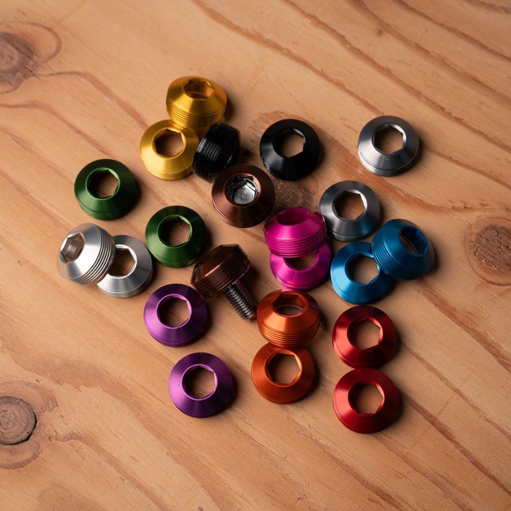 BLUE LUG / bumpy crank cap set / brown/ブラウン / バンピー クランクキャップ / ブルーラグの画像