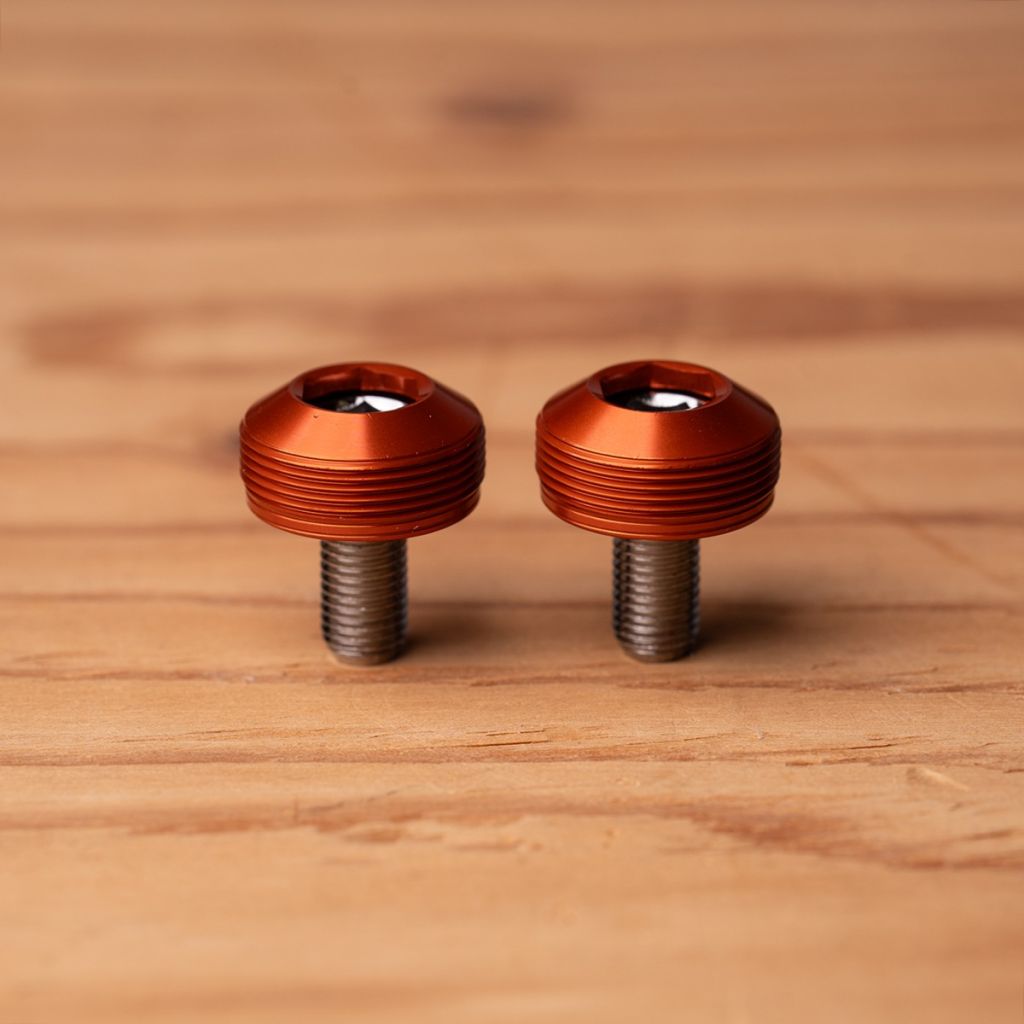 BLUE LUG / bumpy crank cap set / brown/ブラウン / バンピー クランクキャップ / ブルーラグの画像