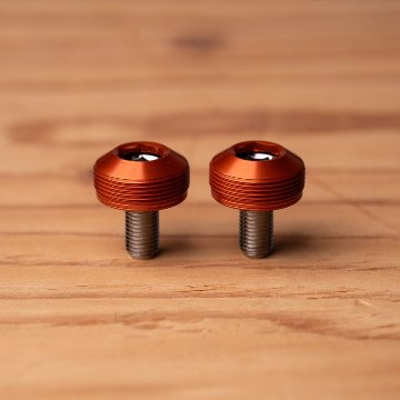 BLUE LUG / bumpy crank cap set / brown/ブラウン / バンピー クランクキャップ / ブルーラグの画像
