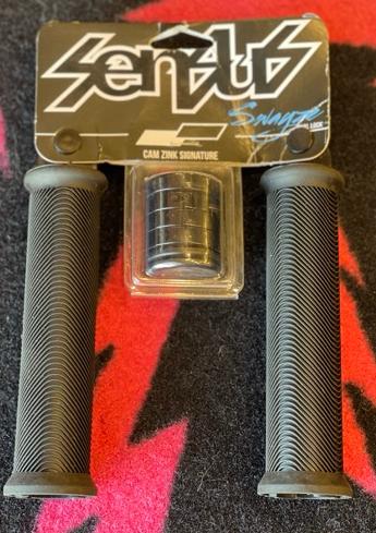 Sensus SwayzeロックオンMTBボーナスパック-黒 : ODI Sensus Swayze Single Ply Grips - 143mm : Bike