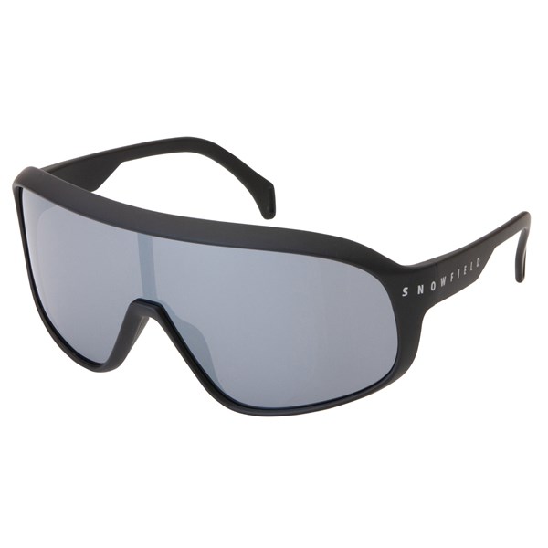 SNOWFIELD / スノーフィールド /シルバーミラー×偏光スモーク/ サングラス /SF-01 MBK/マットブラックの画像