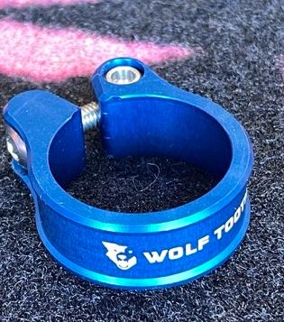 WOLF TOOTH COMPONENTS ウルフトゥース seat clamp 31.8/ ブルー