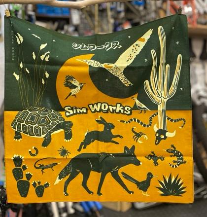 SIMWORKS /　 Desert Animal Bandana/デザートアニマルバンダナ　シムワークス　バンダナの画像