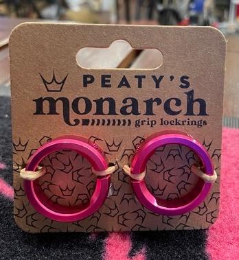 Peaty's（ピーティーズ） Monarch Grip Lock Ring (左右1セット