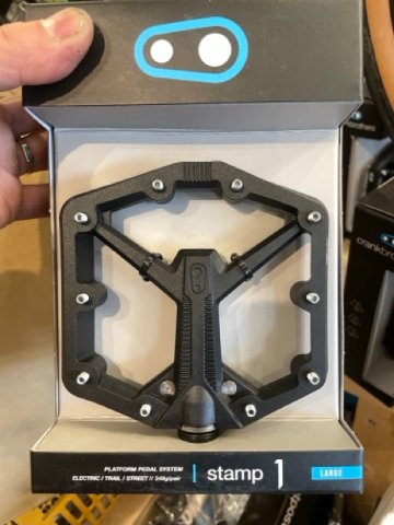 crankbrothers Peda / STAMP 1(GEN.2) LARGE / ブラック / 樹脂ボディ クランクブラザーズ ペダルの画像