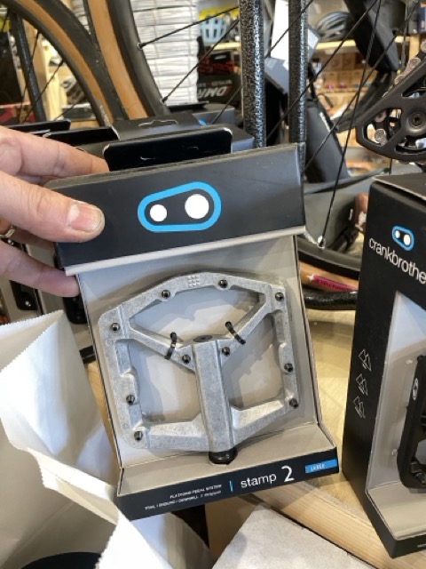 crankbrothers Peda / STAMP2  LARGE / シルバー / アルミニウムボディ クランクブラザーズ ペダルの画像
