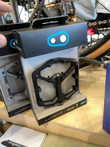 crankbrothers Peda / STAMP7  LARGE / ブラック / アルミニウムボディ クランクブラザーズ ペダルの画像