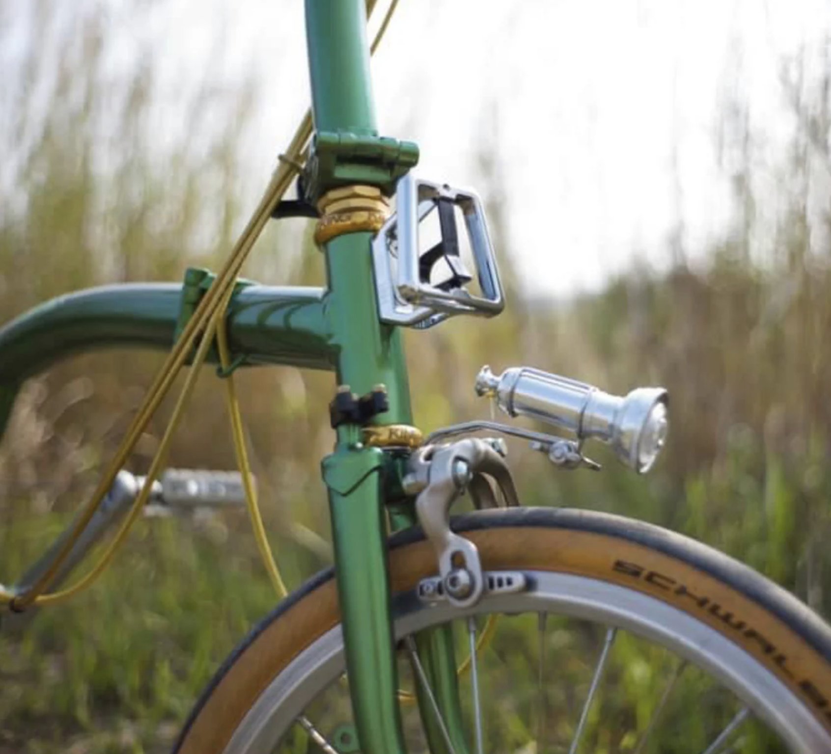 KiLEY(キーレイ)「ビンテージライト」 V2  フロント用　LED　ライト / シルバーの画像