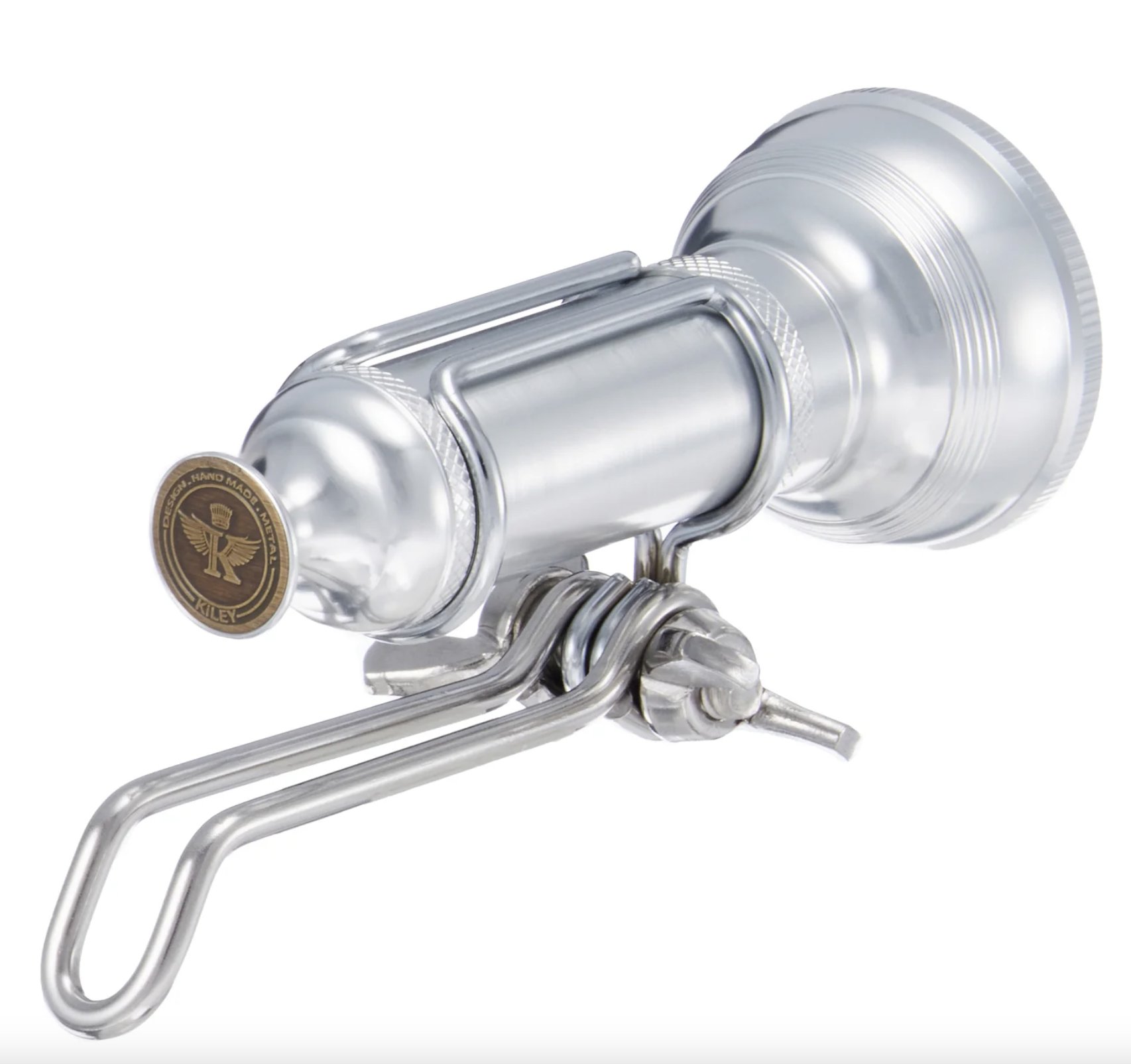 KiLEY(キーレイ)「ビンテージライト」 V2  フロント用　LED　ライト / シルバーの画像