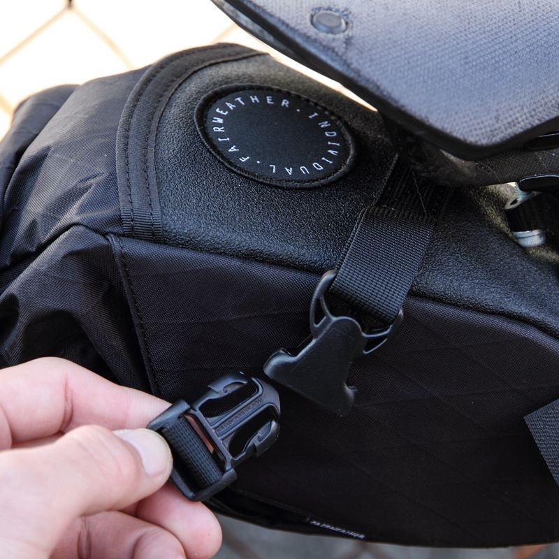 FAIRWEATHER / フェアウェザー / seat bag mini (x-pac black) /サドル バッグの画像