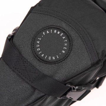 FAIRWEATHER / フェアウェザー / seat bag mini (x-pac black) /サドル バッグの画像