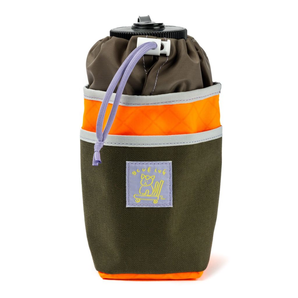 BLUE LUG / stem pouch / 「ecopak orange/olive」/ stem bag /ステムバッグ　バッグの画像