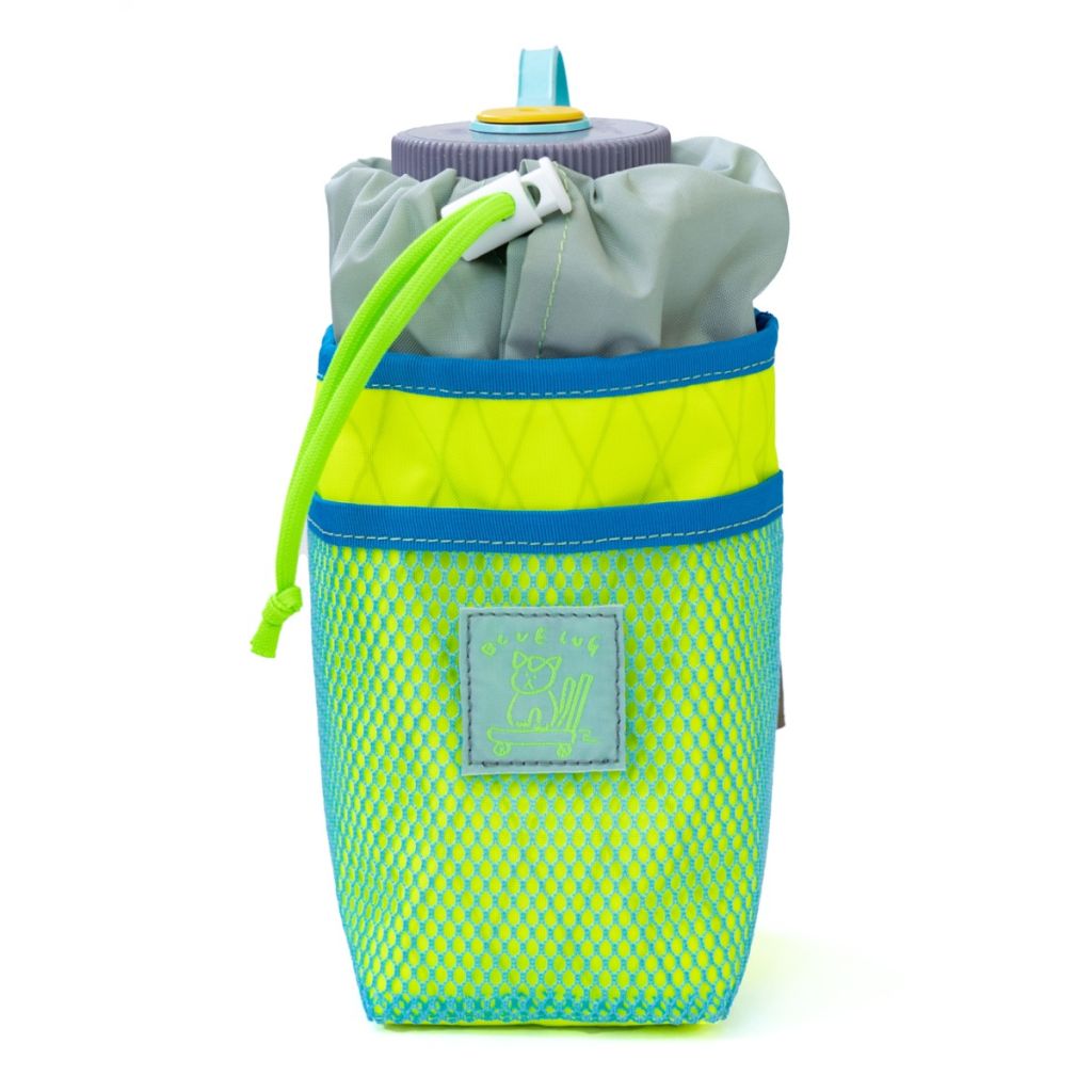 たけたハンドメイド　ステムポーチ　X-PAC 0.5リットル BLUE LUG* stem pouch (x-pac lavender/turquoise) - BLUE LUG