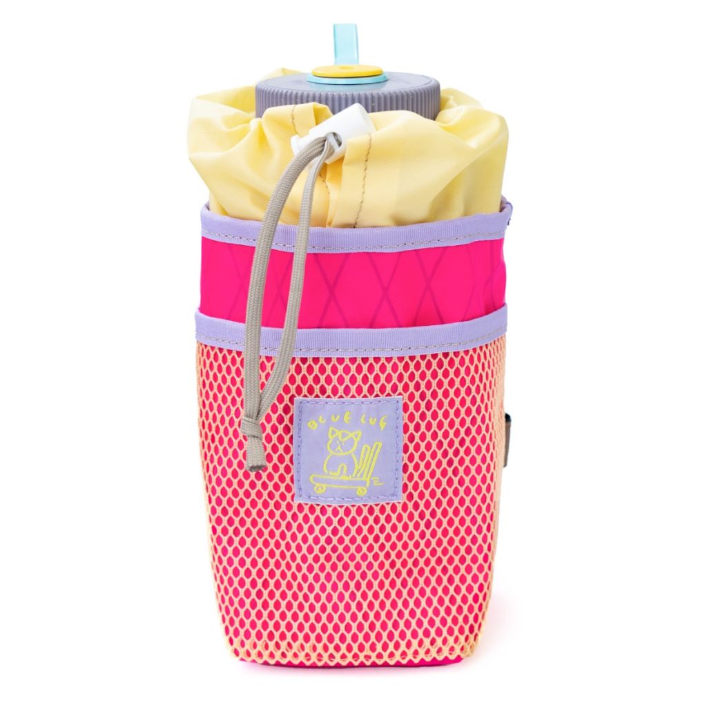 BLUE LUG / stem pouch / 「x-pac pink/mesh beige」/ stem bag /ステムバッグ　バッグの画像