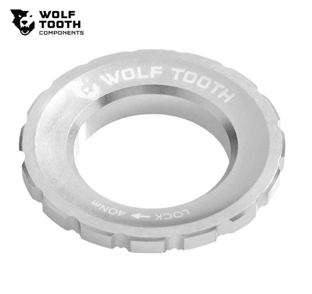 WOLF TOOTH COMPONENTS / ウルフトゥース / Centerlock Rotor Lockring / シルバー　/ ロックリングの画像