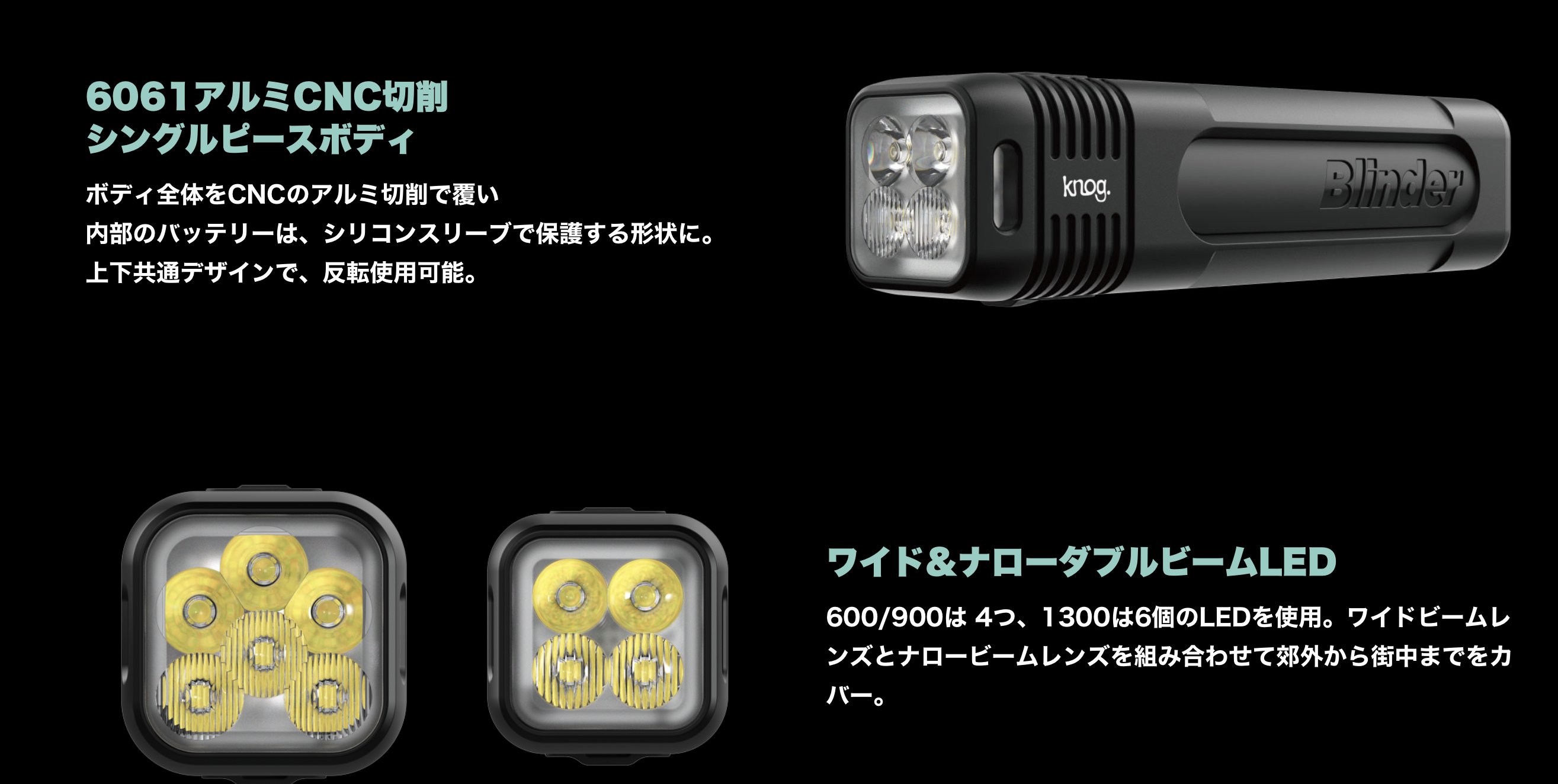 KNOG BLINDER 1300 / ノグ / ブラインダー / ライトの画像