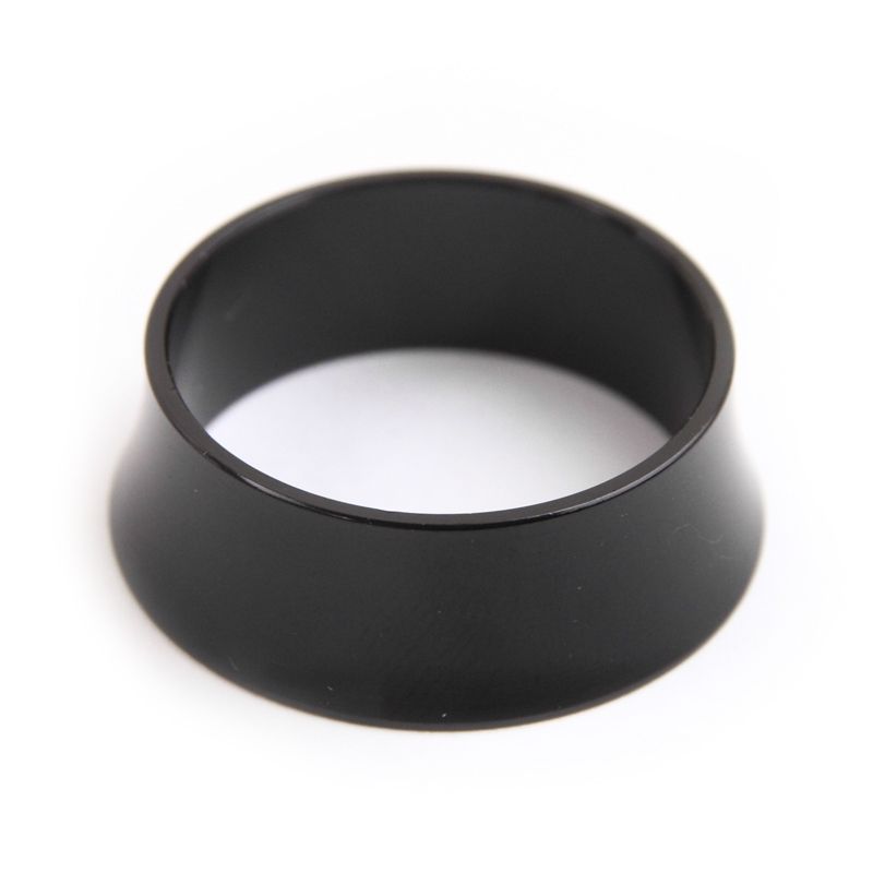DIA COMPE / alloy tapered spacer (black) / テーパー コラムスペーサー / 高さ：12mm / コラム径[1-1/8]　の画像
