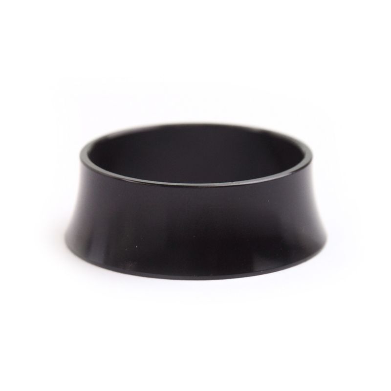 DIA COMPE / alloy tapered spacer (black) / テーパー コラムスペーサー / 高さ：12mm / コラム径[1-1/8]　の画像