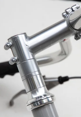 DIA COMPE / alloy tapered spacer (silver) / テーパー コラムスペーサー / 高さ：12mm / コラム径[1-1/8]　の画像