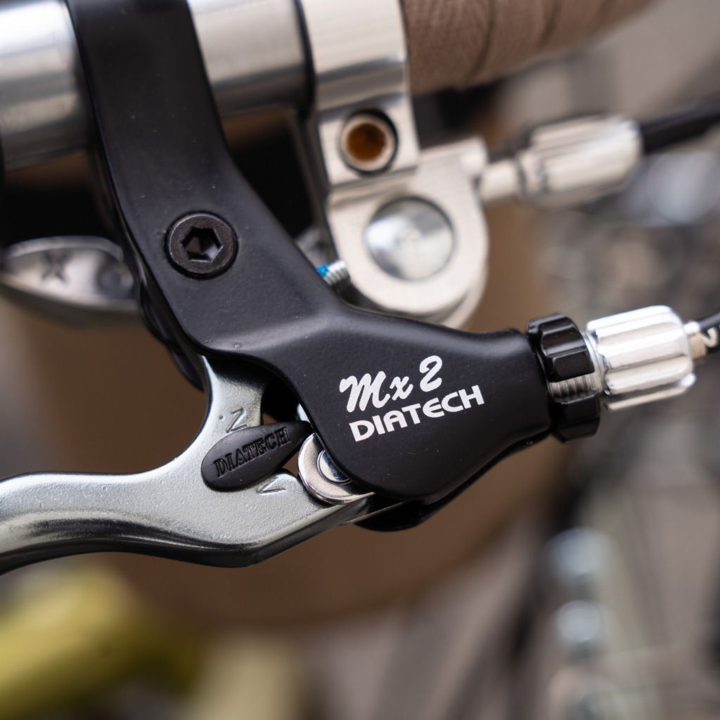 DIA COMPE / mx-2 / brake lever / BL special /pewter/black / ブルーラグ ブレーキレバーの画像