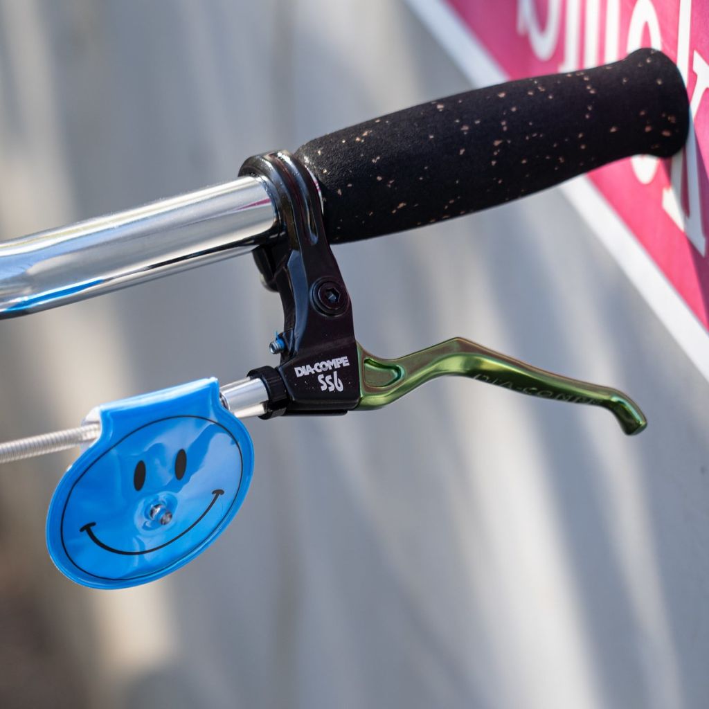 DIA COMPE / SS-6 brake lever (green/black/BL special)/ ブルーラグ