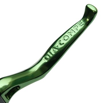 DIA COMPE / SS-6 brake lever (green/black/BL special)/ ブルーラグ ブレーキレバーの画像