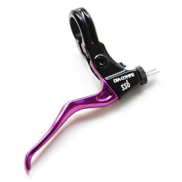 DIA COMPE / SS-6 brake lever (purple/black/BL special)/ ブルーラグ ブレーキレバーの画像