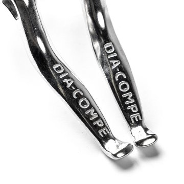 DIA COMPE / SS-6 brake lever (all polish シルバー/BL special)/ ブルーラグ ブレーキレバーの画像