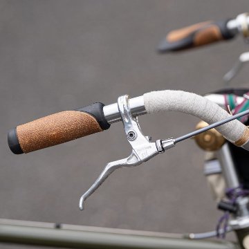 DIA COMPE / SS-6 brake lever (all polish シルバー/BL special)/ ブルーラグ ブレーキレバーの画像