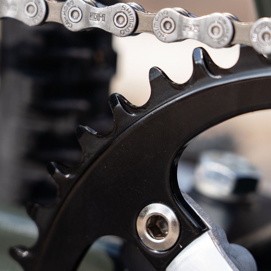 BLUE LUG  / fat slim chainring  / ブラック / ブルーラグ / ナローワイド チェーンリングの画像